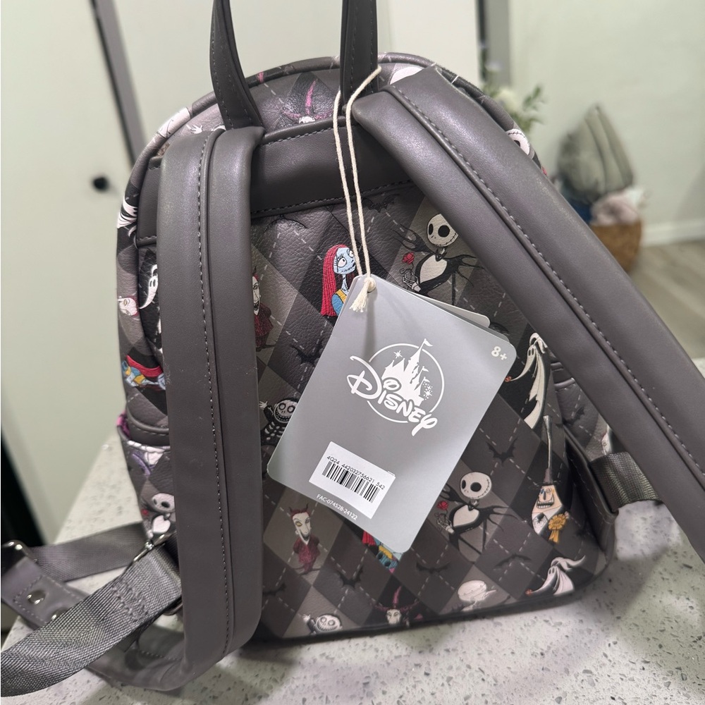 Loungefly Gray Nightmare Before Christmas Backpack - Picture 3 of 3